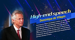 High-end speech Dominique de Villepin