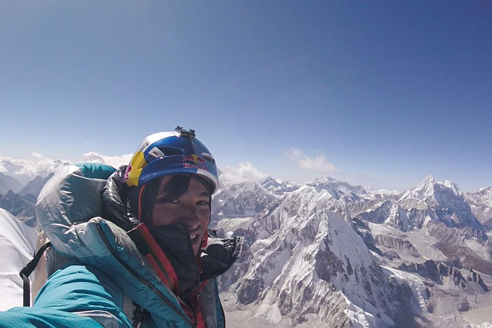 David Lama Is the First Person to Summit Lunag Ri in Nepal