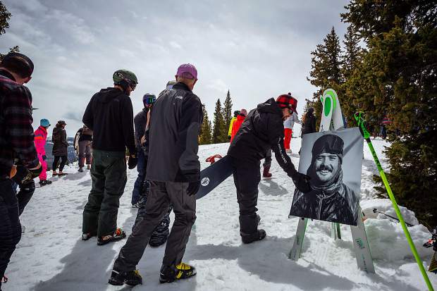 Hundreds gather at Aspen Mountain to remember Sam Coffey