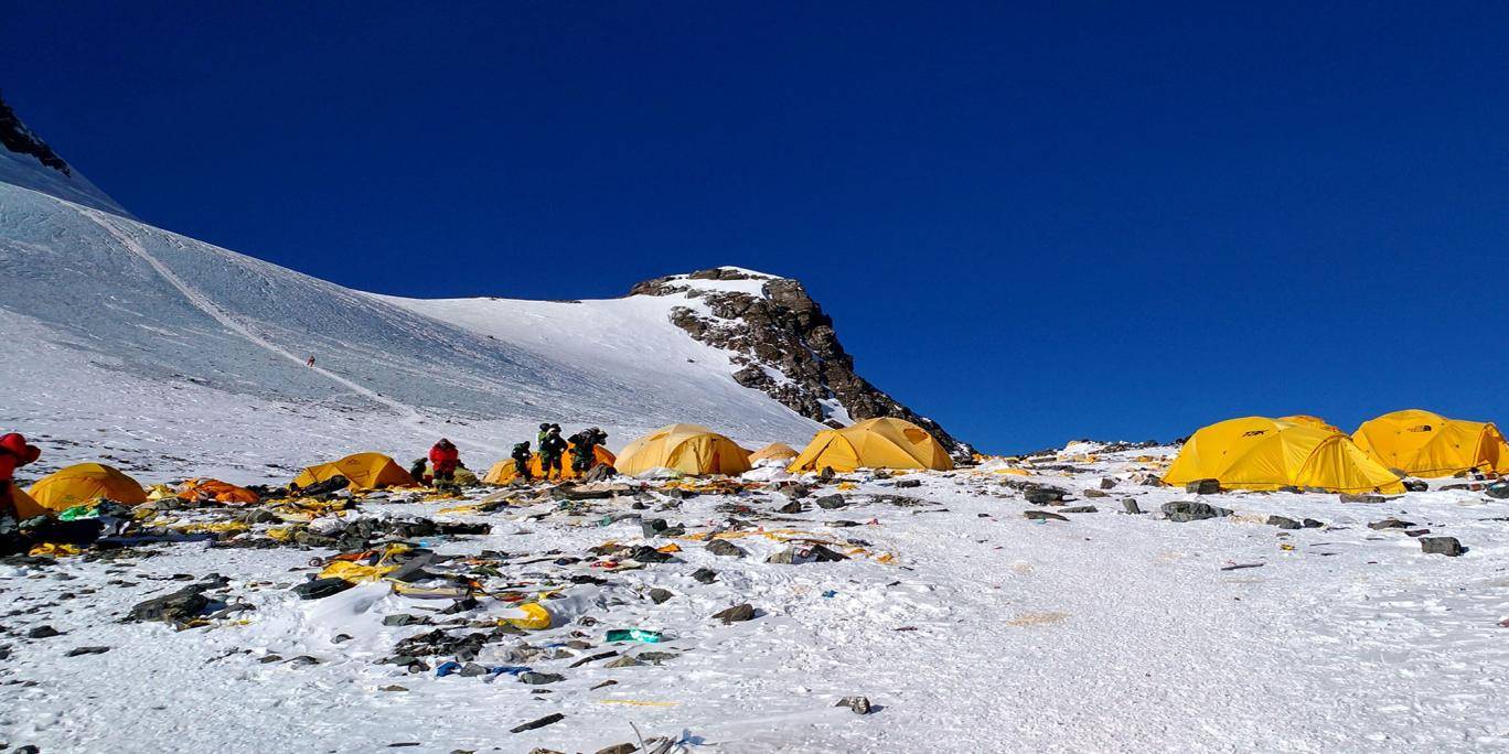 The amount of rubbish being left on Mount Everest is truly appalling