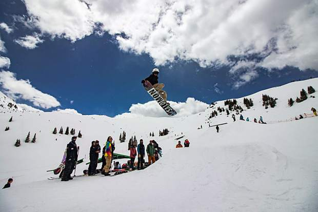 Spring flings: Arapahoe Basin Ski Area hosts Swimwear Day rail jam