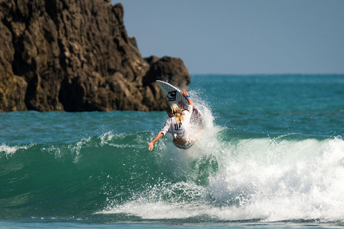 California girl, 13, wins world under-16 surfing title