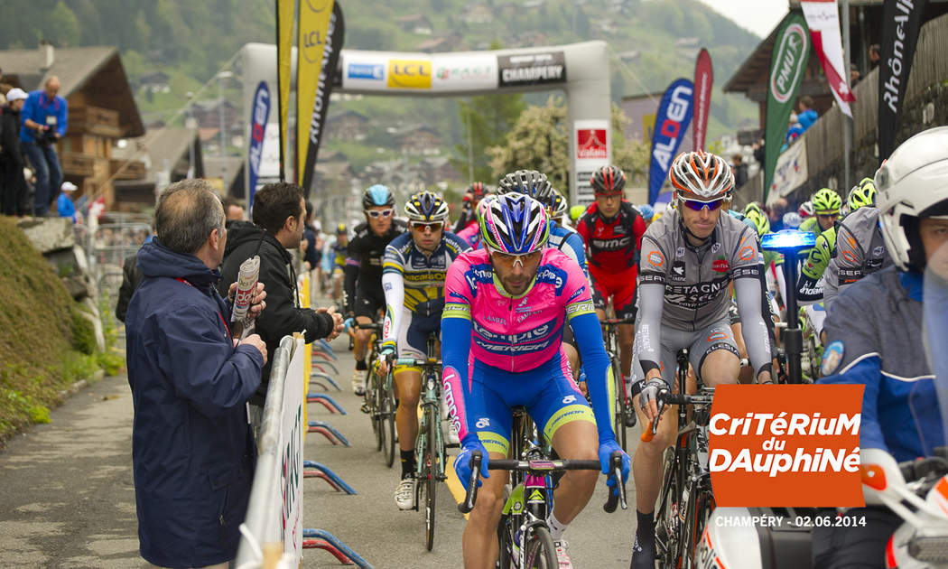 CRITÉRIUM DU DAUPHINÉ - FINISH GATE IN CHAMPÉRY