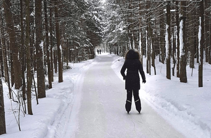 Forest Skating Is This Winter’s Beautiful Cure For Cabin Fever