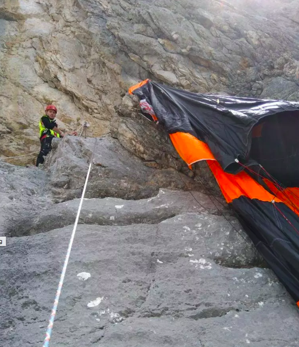 HORROR PLUNGE British thrillseeker dies after crashing into mountain while Base jumping in Italian Alps
