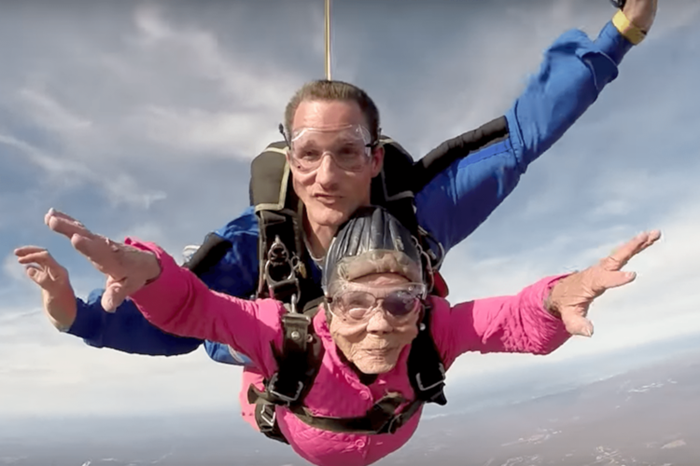 This Grandma Went Skydiving At The Age Of 94