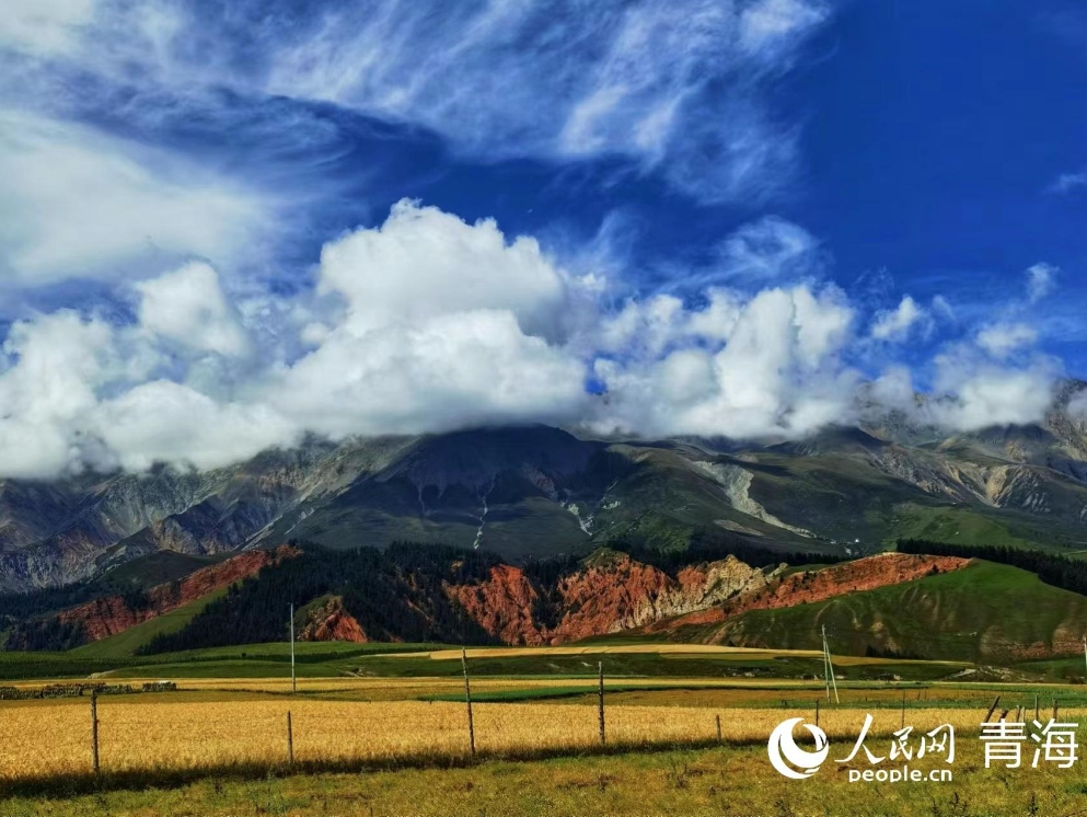 Autumn scenery of Qilian Mountains in NW China