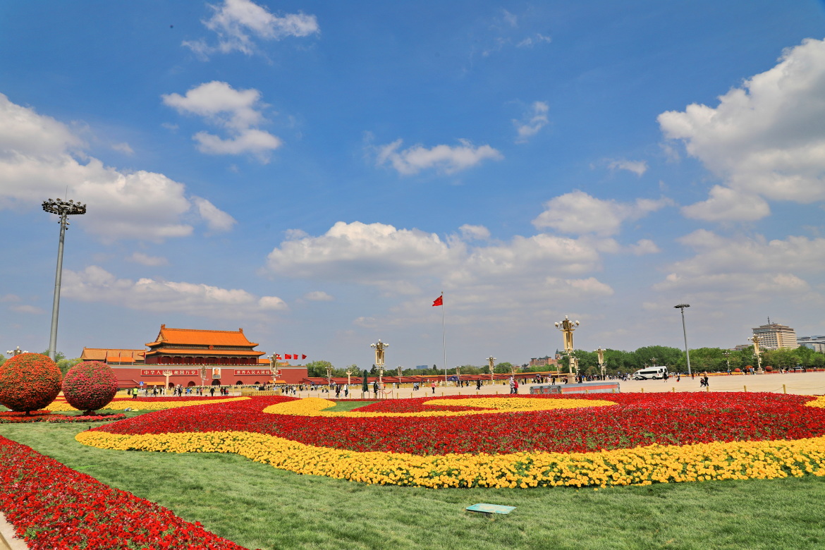 【玩转山地】北京天安门广场花团锦簇姹紫嫣红