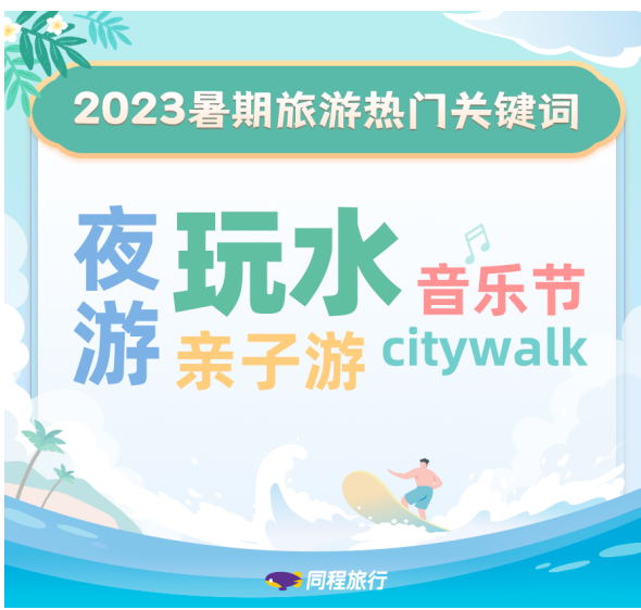 同程旅行发布暑期旅行新潮流：音乐节成新旅游爆款制造机，citywalk吸引学生群体