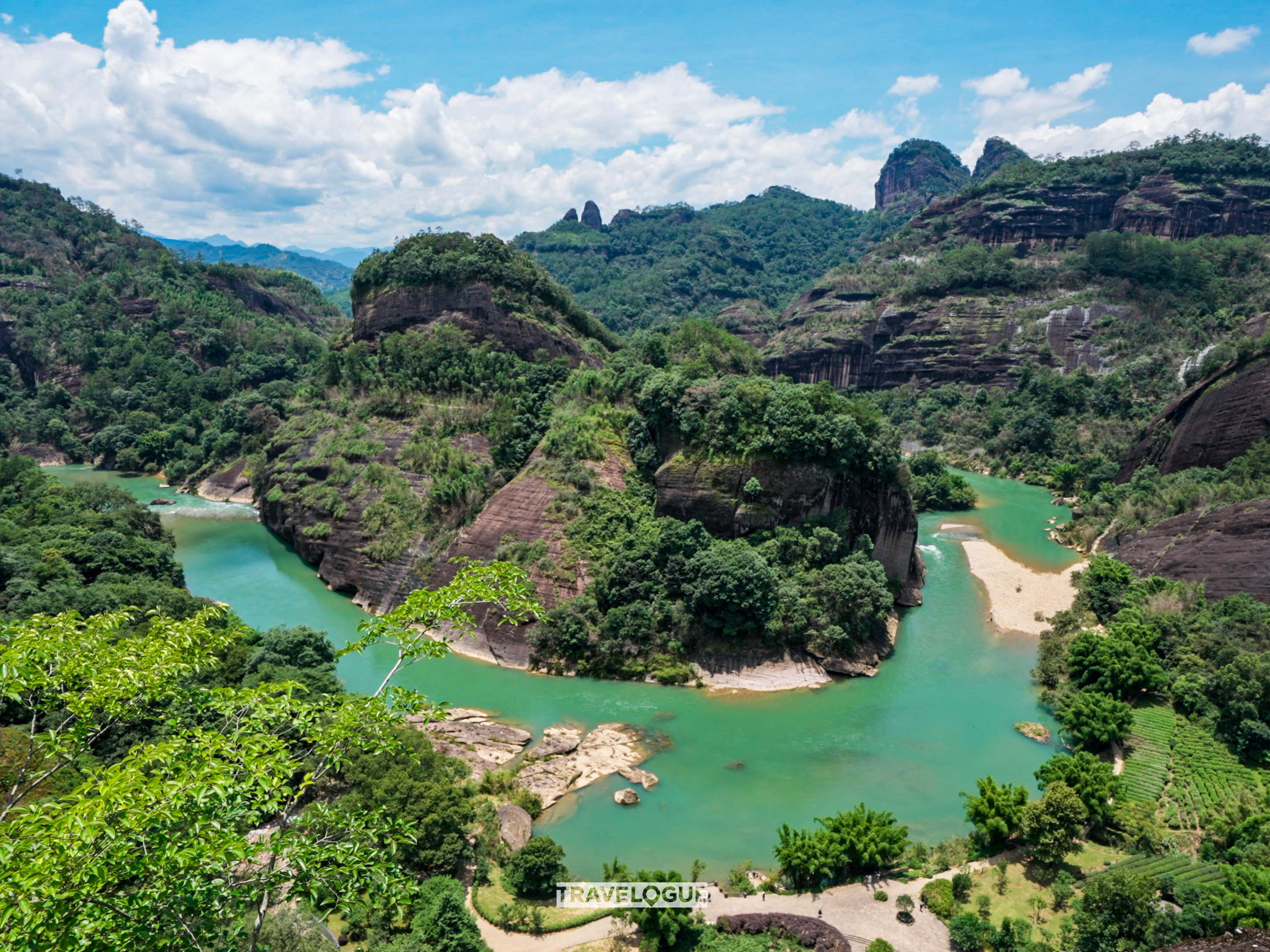 Landscapes of Wuyi Mountain in Fujian