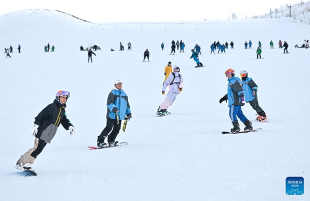 Ski resort in Xinjiang