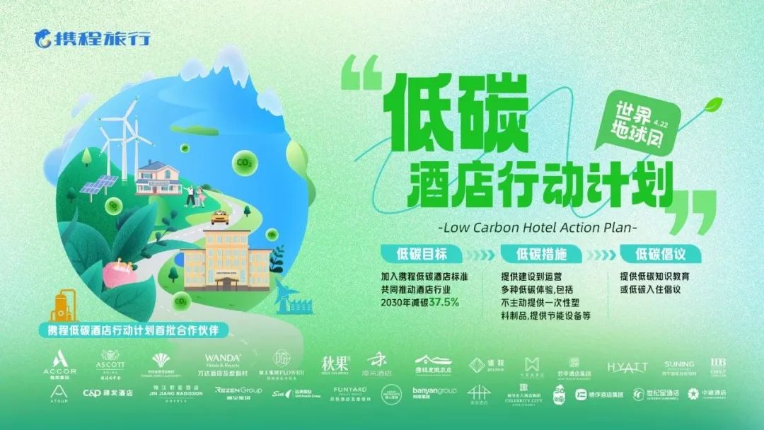 Ctrip Group in collaboration with other groups calls for the low-carbon initiatives