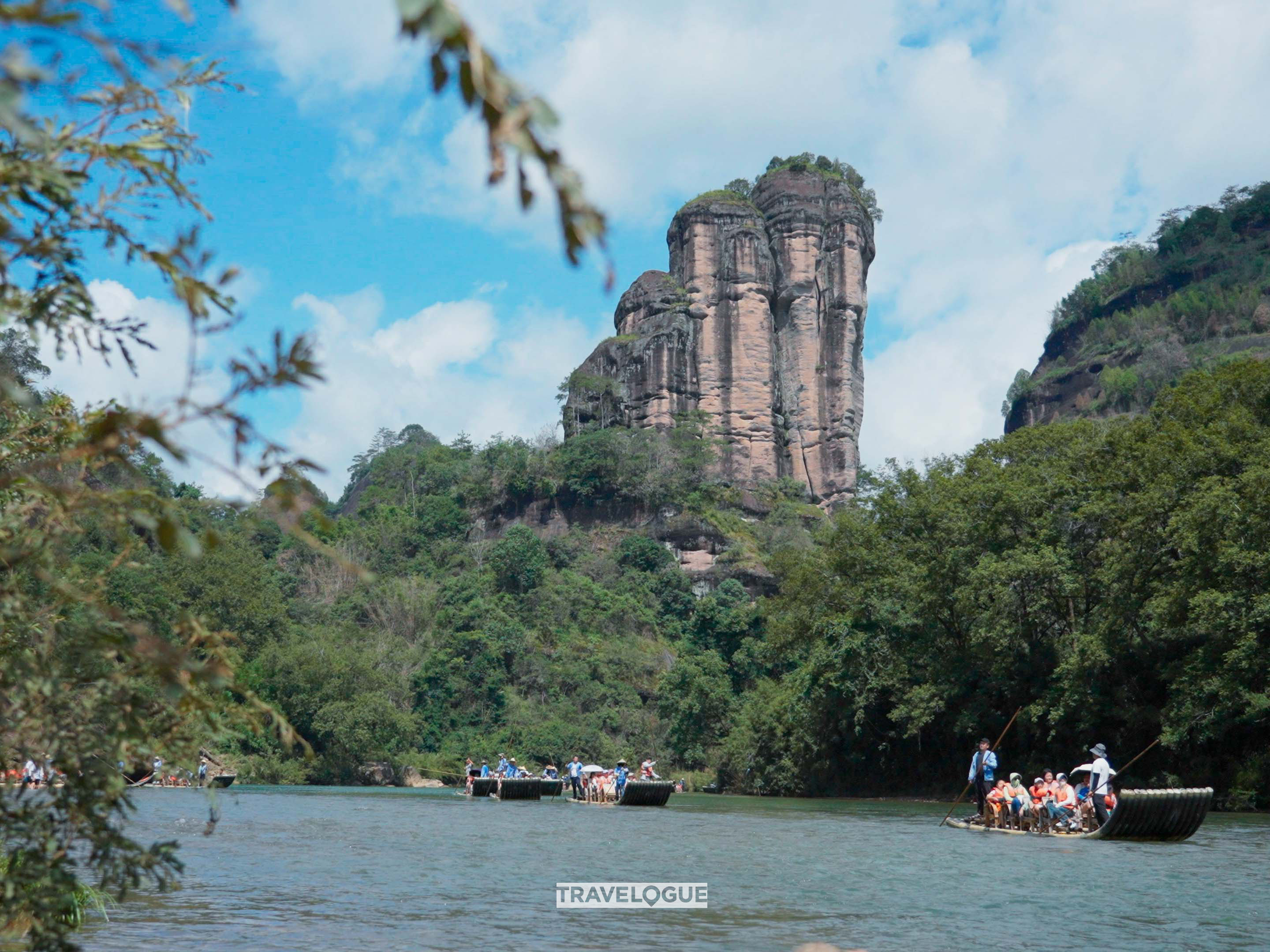 Bamboo Rafting on Nine Bend River, Wuyi Mountains