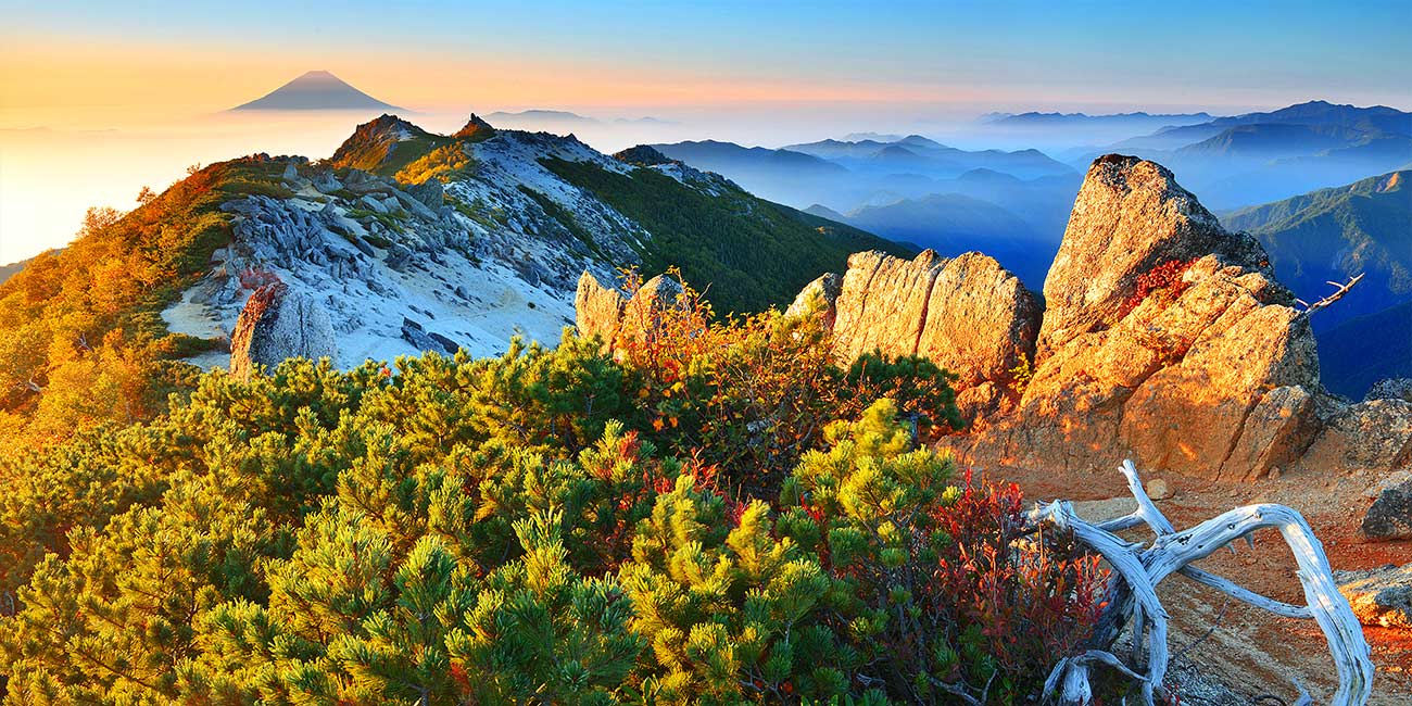 南阿尔卑斯山.日本凤凰三山顶（刘海ryuhai）